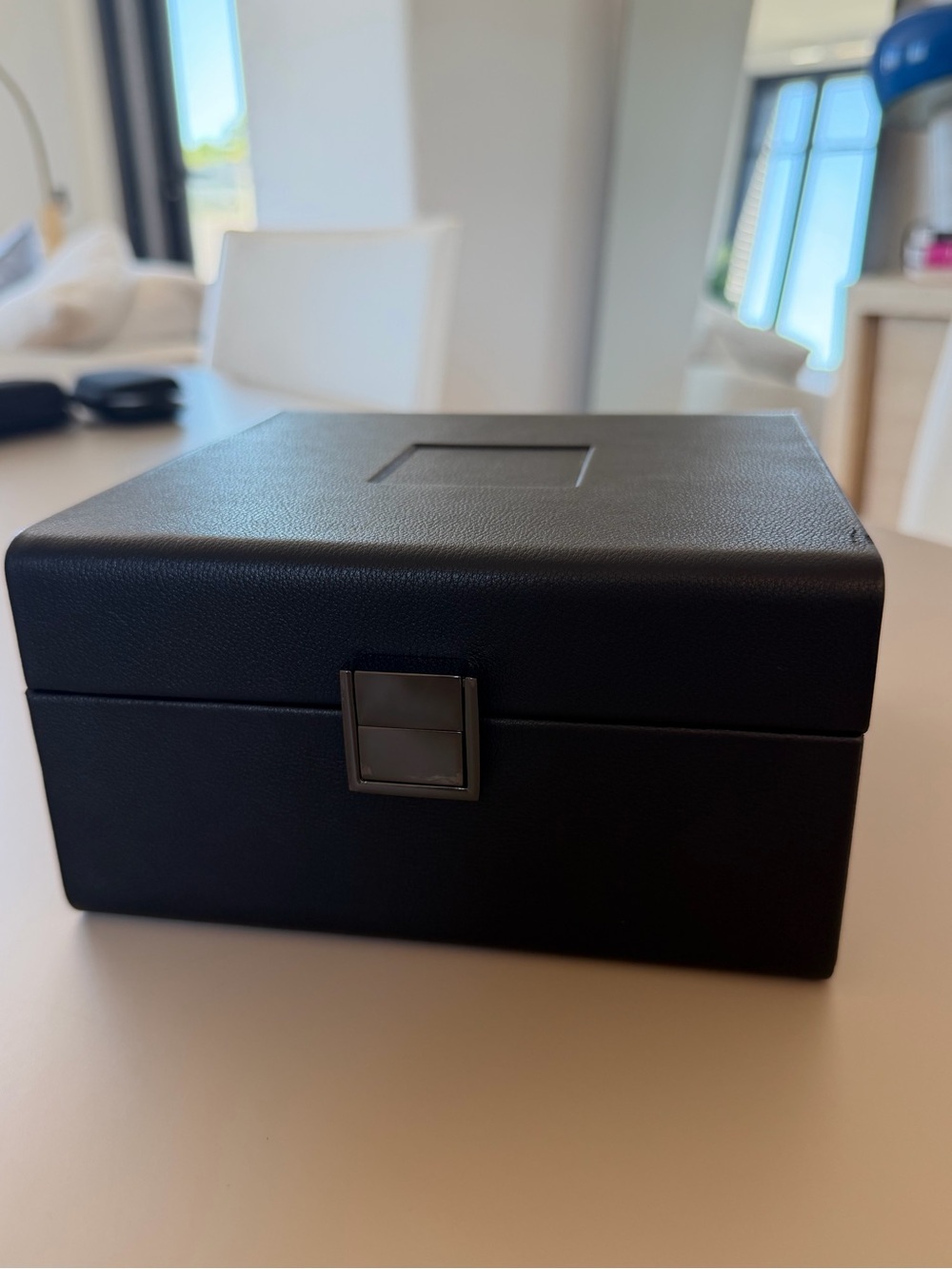 Tom Ford Black Leather Jewelry Box
